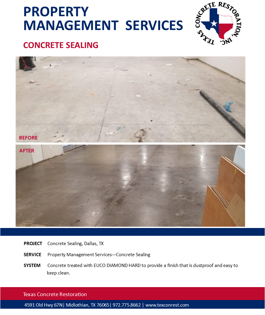 Concrete Sealing in Dallas Tx